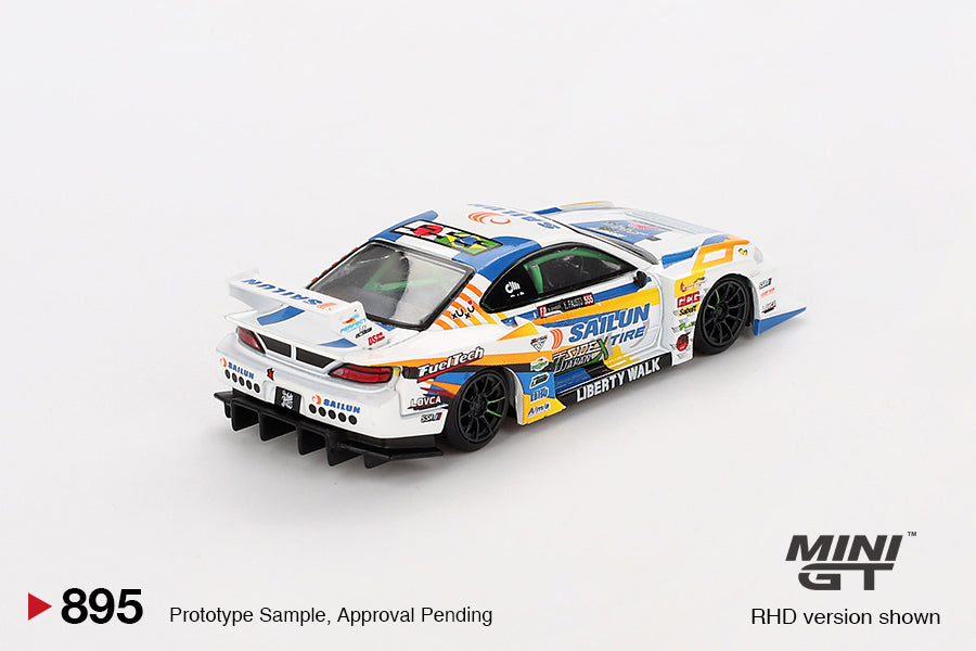 MiniGT 1:64 Nissan LB-Super Silhouette S15 SILVIA #555 2023 Formula Drift Japan #895