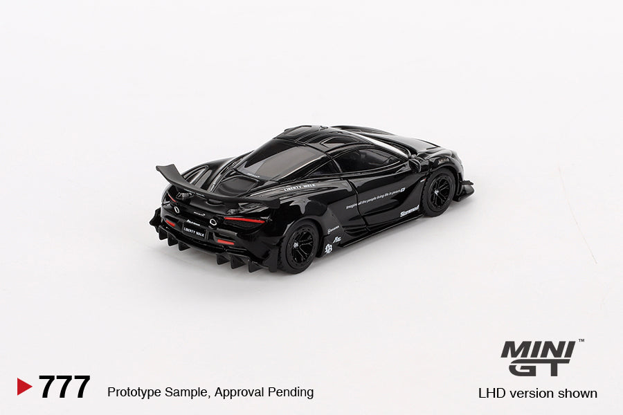 ** LIMIT 2 ** MiniGT 1:64 McLaren 720S LB-Works – Black – MiJo Exclusive #777