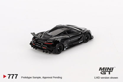 ** LIMIT 2 ** MiniGT 1:64 McLaren 720S LB-Works – Black – MiJo Exclusive #777