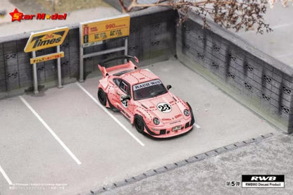 Star Model 1:64 Porsche RWB 993 Pink Pig - 2 Styles