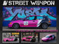 Street Weapon 1:64 Honda Civic EG6 No Good Racing - Pink