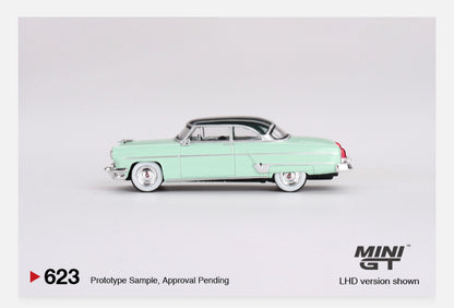 MiniGT 1:64 1954 Lincoln Capri Light Green – MiJo Exclusive #623