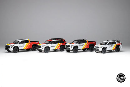 GCD X DiecastTalk 1:64 Toyota TRD PRO 4-Truck Set