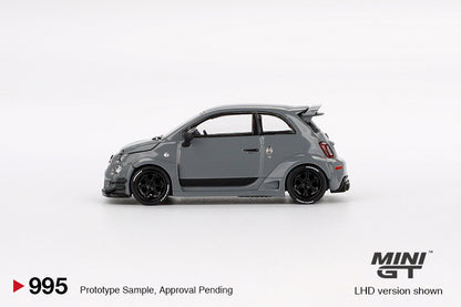 MiniGT 1:64 Abarth 595 LB-WORKS x Abas Works – Grey #995