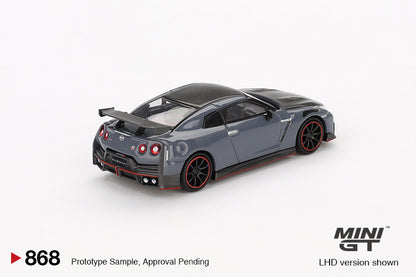 MiniGT 1:64 Nissan GT-R Nismo 2024 NISMO – Stealth Gray #868
