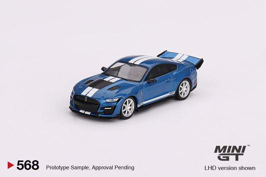 MiniGT 1:64 Shelby GT500 Dragon Snake Concept Ford Performance Blue – MiJo Exclusive #568