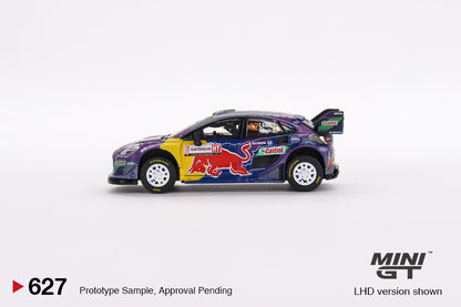 MiniGT 1:64 Ford Puma Rally1 #42 M-Sport Ford WRT – 2022 Rally Italia Sardegna 2nd Place – MiJo Exclusive #627