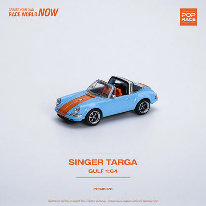 Pop Race 1:64 Singer Targa 964 - Gulf