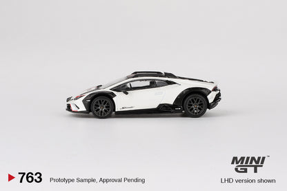 MiniGT 1:64 Lamborghini Huracán Sterrato Bianco Asopo - MiJo Exclusive #763