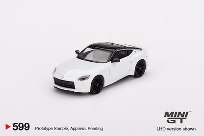 MiniGT 1:64 Nissan Z Performance 2023 Everest White – MiJo Exclusive #599