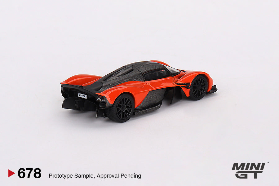 MiniGT 1:64 Aston Martin Valkyrie – Maximum Orange- MiJo Exclusive #678