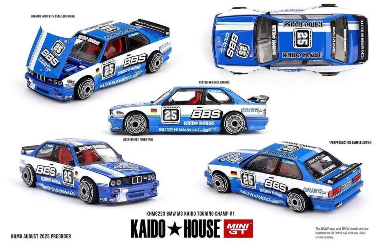 Kaido House 1:64 BMW M3 Kaido Touring Champ V1 - Regular & Chase PAIR
