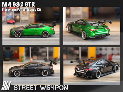 Street Weapon 1:64 M4 Flossmann Full Widebody Kit G82 GTR *2 Colors*