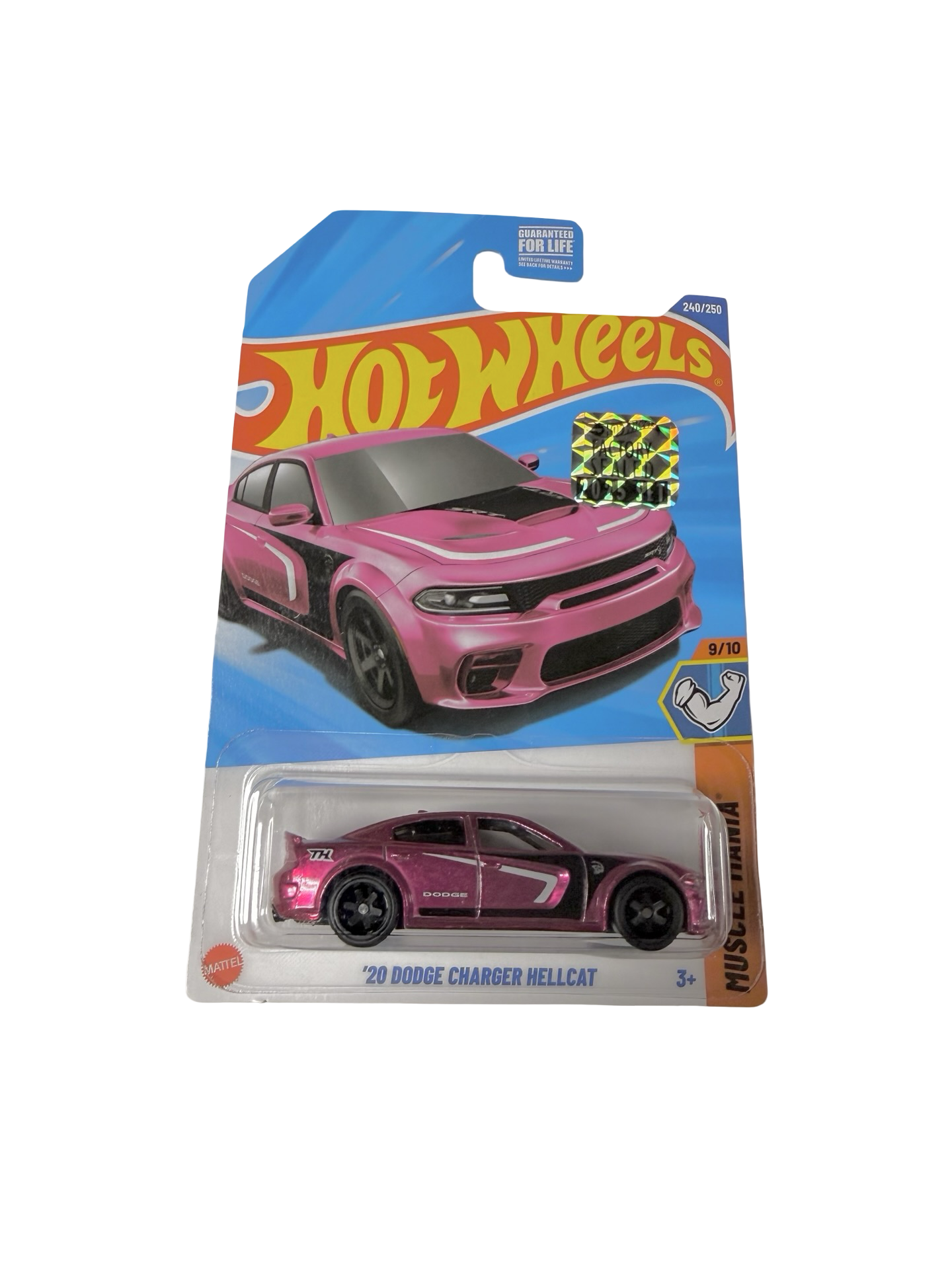Hot Wheels 1:64 2025 Super Treasure Hunt Factory Sealed - ‘20 Dodge Charger Hellcat