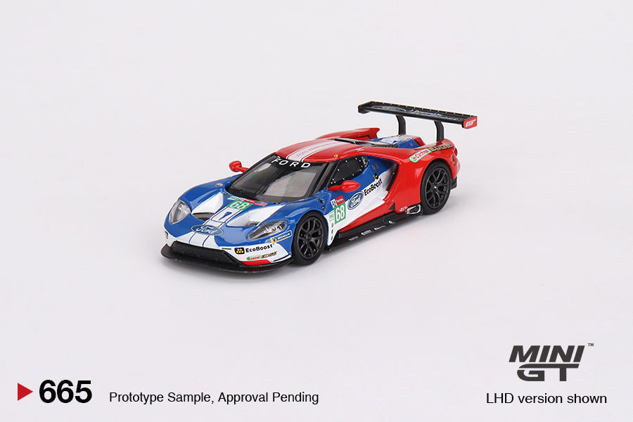 MiniGT 1:64 Ford GT LMGTE PRO 2019 24 Hrs of Le Mans Ford Chip Ganassi Team - 4 Car Box Set