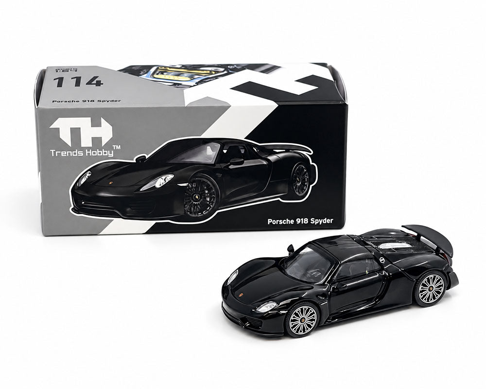 Trends Hobby 1:64 Porsche 918 Spyder – Black