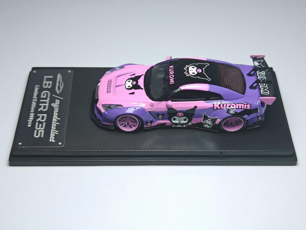 MyModelCollect 1:64 Nissan LBWK Liberty Walk GTR R35 v1.5 - Kuromi