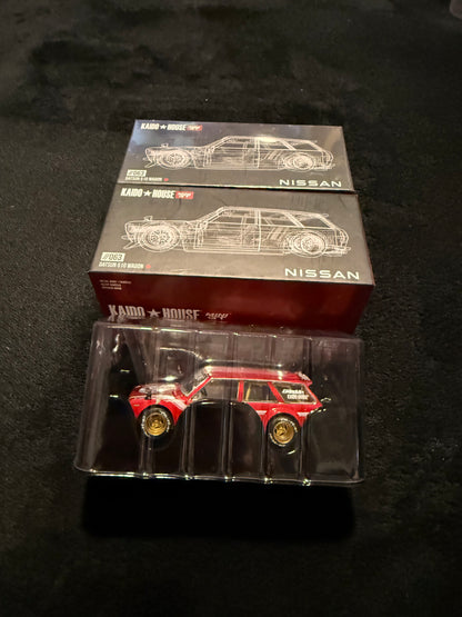 Kaido House 1:64 Datsun KAIDO 510 Wagon Carbon Fiber V2 - Regular & Chase PAIR