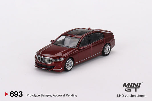 MiniGT 1:64 BMW Alpina B7 xDrive – Aventurin Red Metallic – MiJo Exclusive #693