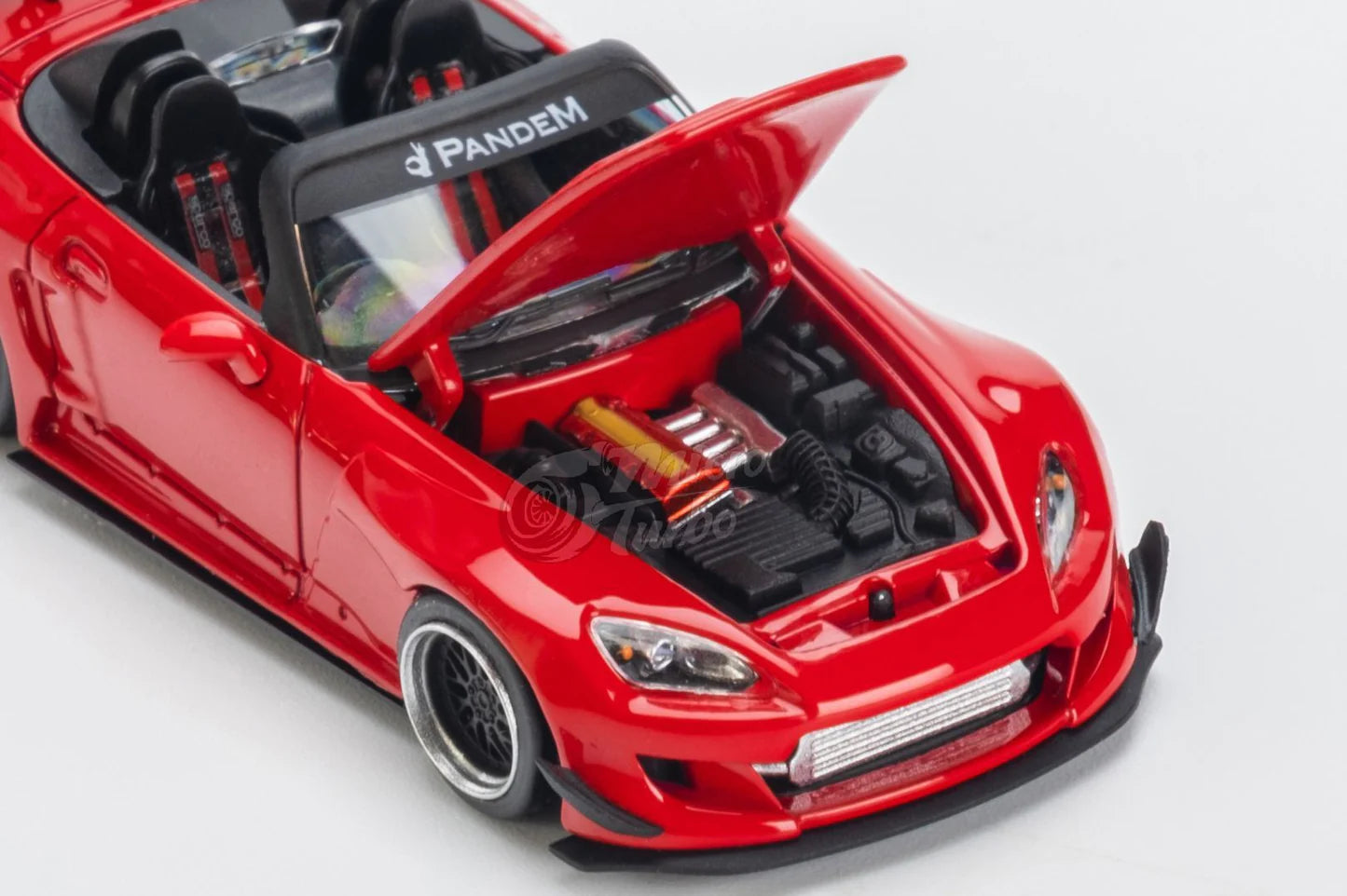 Micro Turbo 1:64 Honda S2000 Rocket Bunny - Red