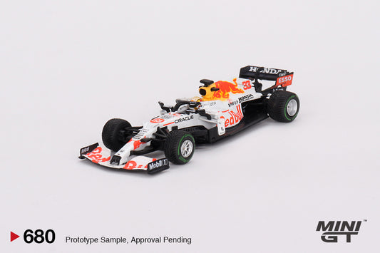 MiniGT 1:64 Red Bull RB16B #33 Max Verstappen 2021 Turkish Grand Prix 2nd Place – MiJo Exclusive #680