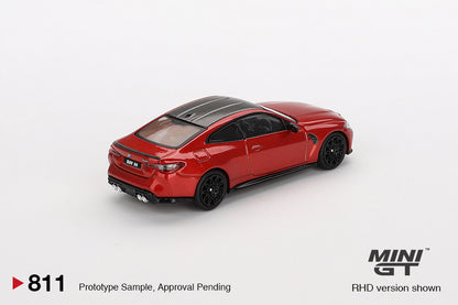 MiniGT 1:64 BMW M4 Competition (G82) Sakhir Orange LHD #811