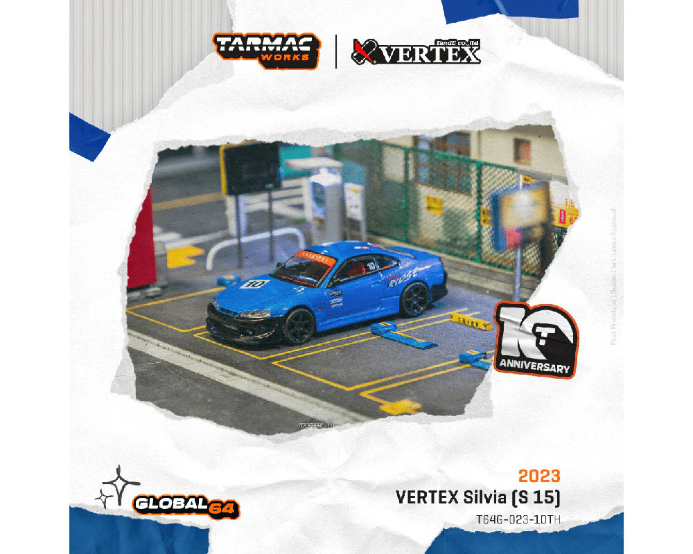 Tarmac Works 1:64 Vertex Silvia S15 - 10th Anniversary Special