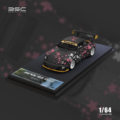 BSC 1:64 Porsche RWB 964 Sakura With Figure