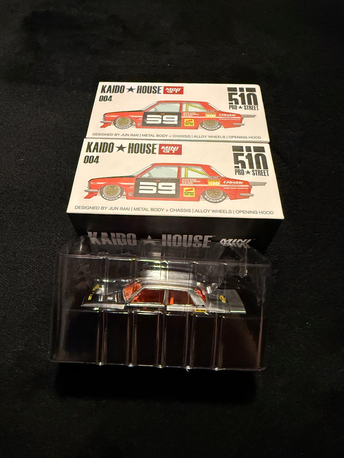 Kaido House 1:64 Datsun 510 Pro Street SK510 Orange - Regular & Chase PAIR