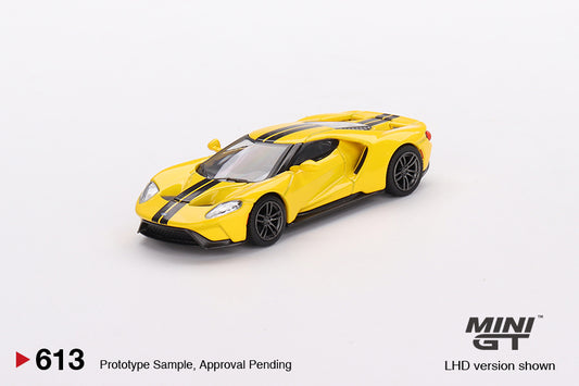 MiniGT 1:64 Ford GT – Triple Yellow – MiJo Exclusive #613