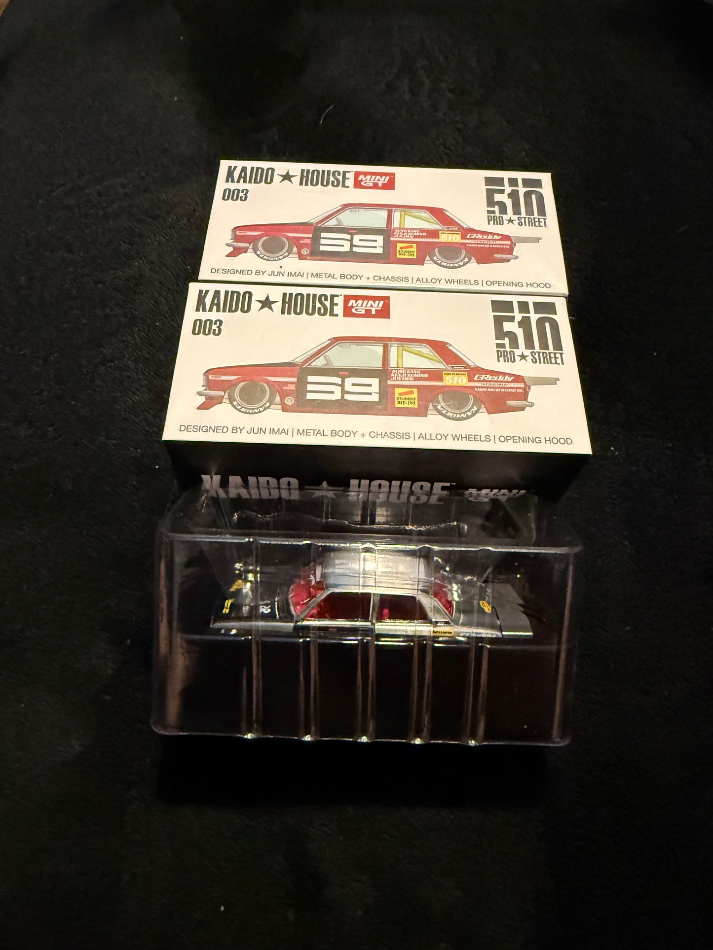 Kaido House 1:64 Datsun 510 Pro Street SK510 Red - Regular & Chase PAIR