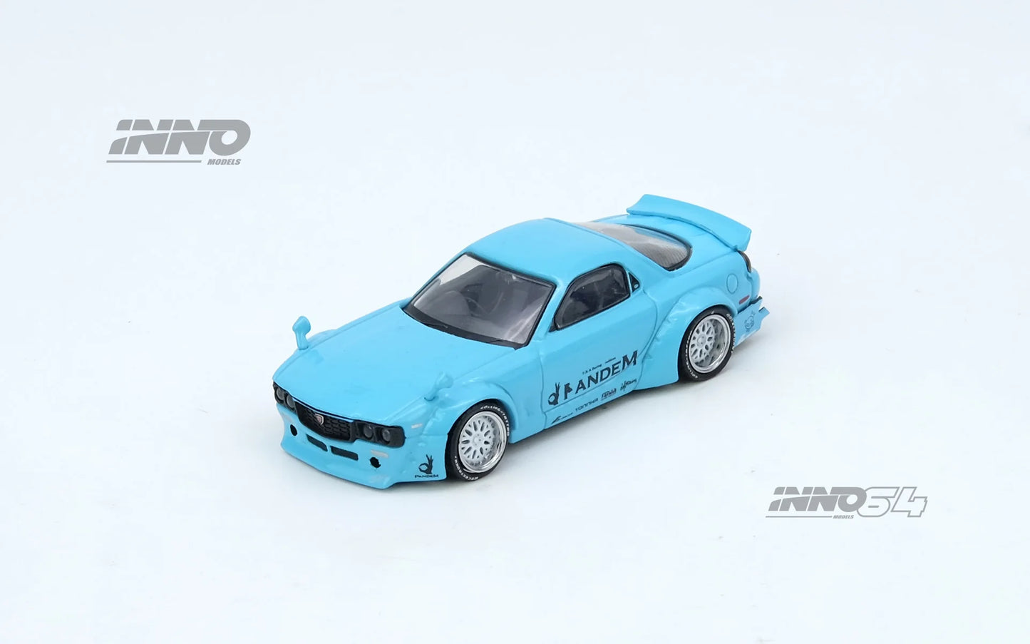 Inno64 1:64 Pandem Rocket Bunny RX7 FD3S - Tiffany Blue