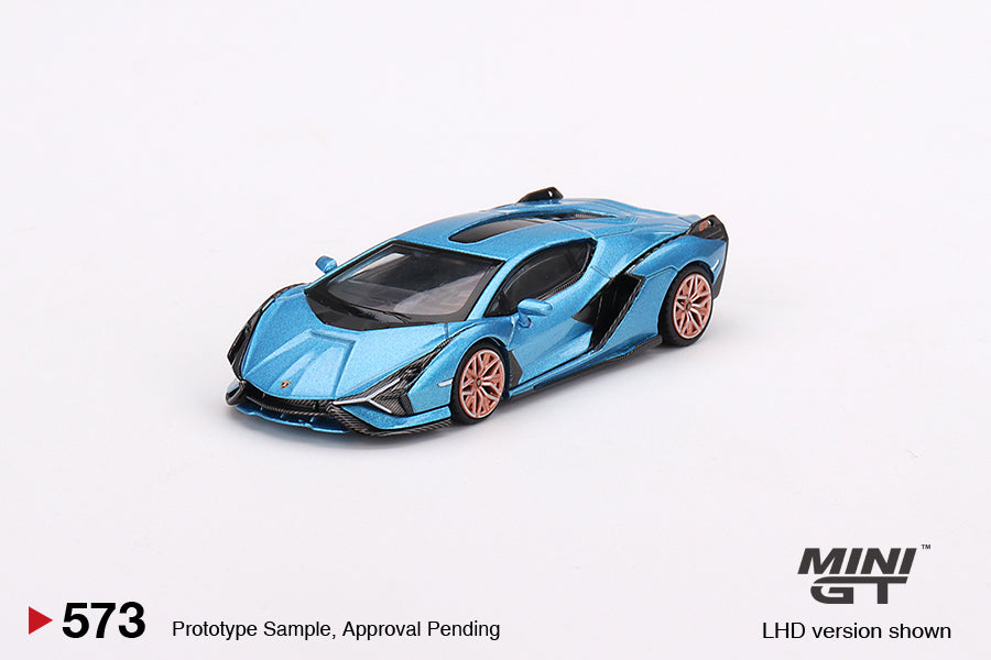 MiniGT 1:64 Lamborghini Sián FKP 37 Blu Aegir – MiJo Exclusive #573