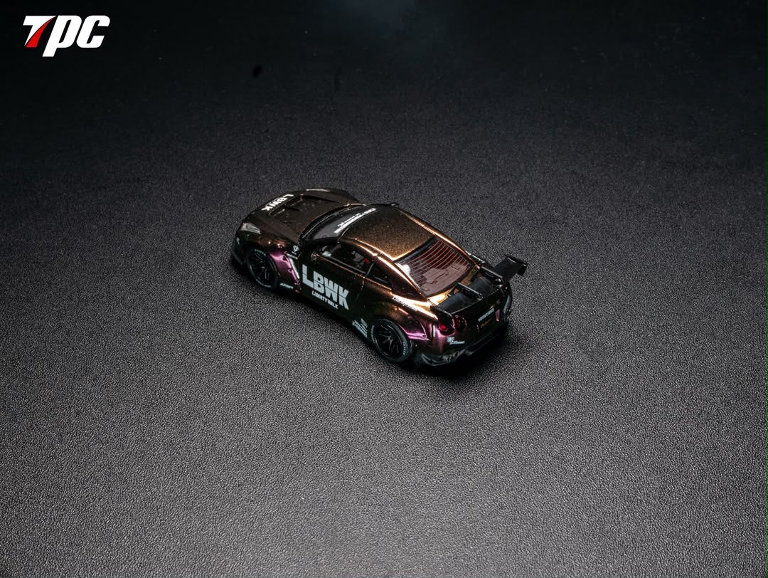 TPC 1:64 LBWK GT-R R35 - Phantom Purple Chameleon