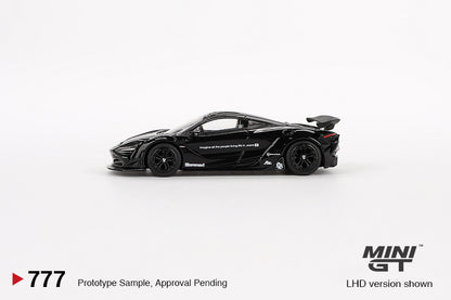 ** LIMIT 2 ** MiniGT 1:64 McLaren 720S LB-Works – Black – MiJo Exclusive #777