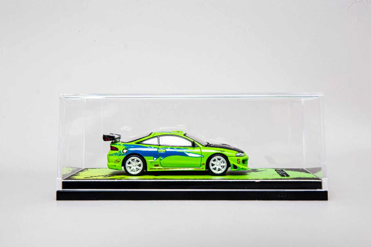 Transcend Model 1/64 Mitsubishi Eclipse Fast & Furious Modified Version Green