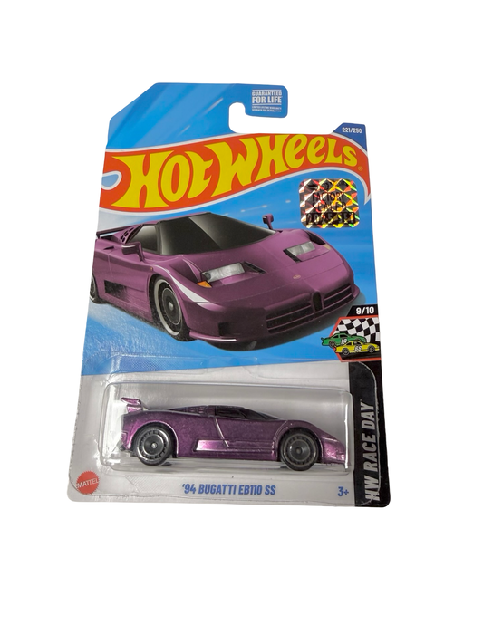 Hot Wheels 1:64 2025 Super Treasure Hunt Factory Sealed - ‘93 Bugatti EB110 SS