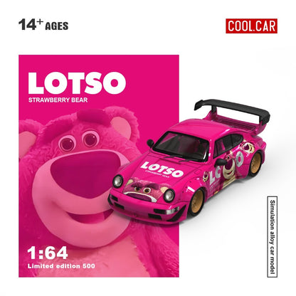 Cool Car 1:64 Porsche 964 Strawberry Bear Lotso