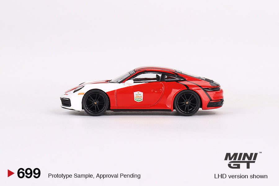 MiniGT 1:64 Porsche 911 (992) Carrera S Safety Car 2023 IMSA Daytona 24 Hrs - MiJo Exclusive #699