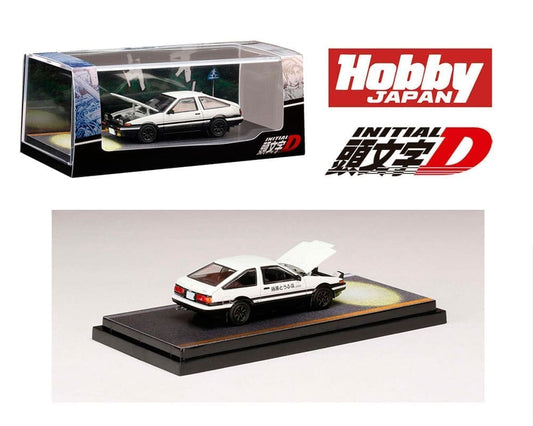 Hobby Japan 1:64 Toyota Sprinter Trueno GT APEX (AE86) INITIAL D Engine Mounted Model VS Kyoichi Sudo