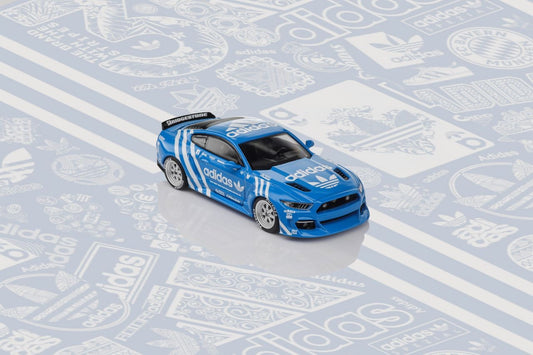 Liberty64 1:64 Ford Mustang Widebody- Adidas