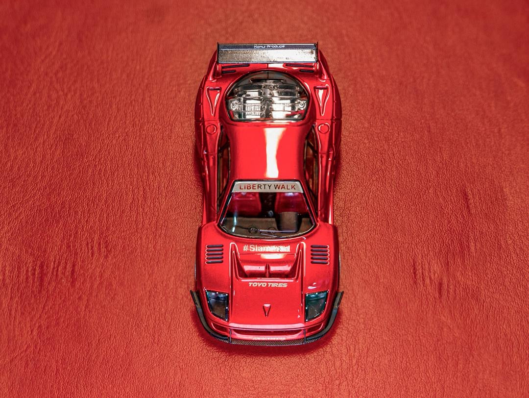 Finclassically 1:64 Ferrari F40 - Metallic Red #56