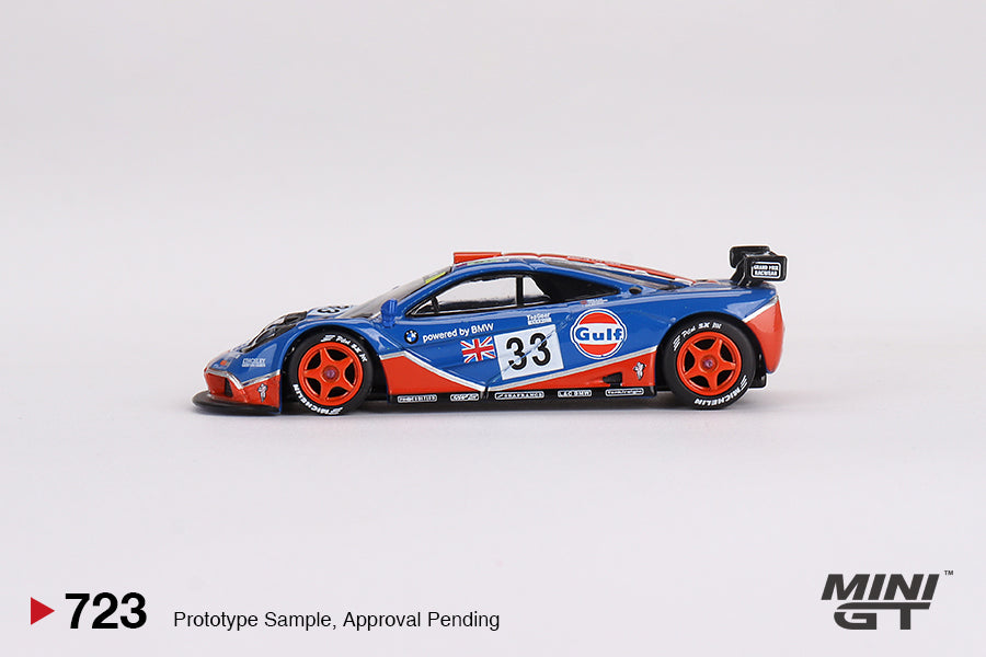 MiniGT 1:64 McLaren F1 GTR #33 1996 Le Mans 24Hr GULF – Blue – MiJo Exclusive #723