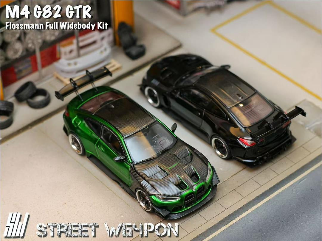 Street Weapon 1:64 M4 Flossmann Full Widebody Kit G82 GTR *2 Colors*