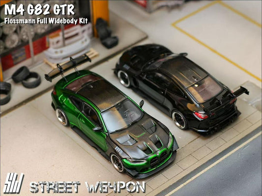 Street Weapon 1:64 M4 Flossmann Full Widebody Kit G82 GTR *2 Colors*