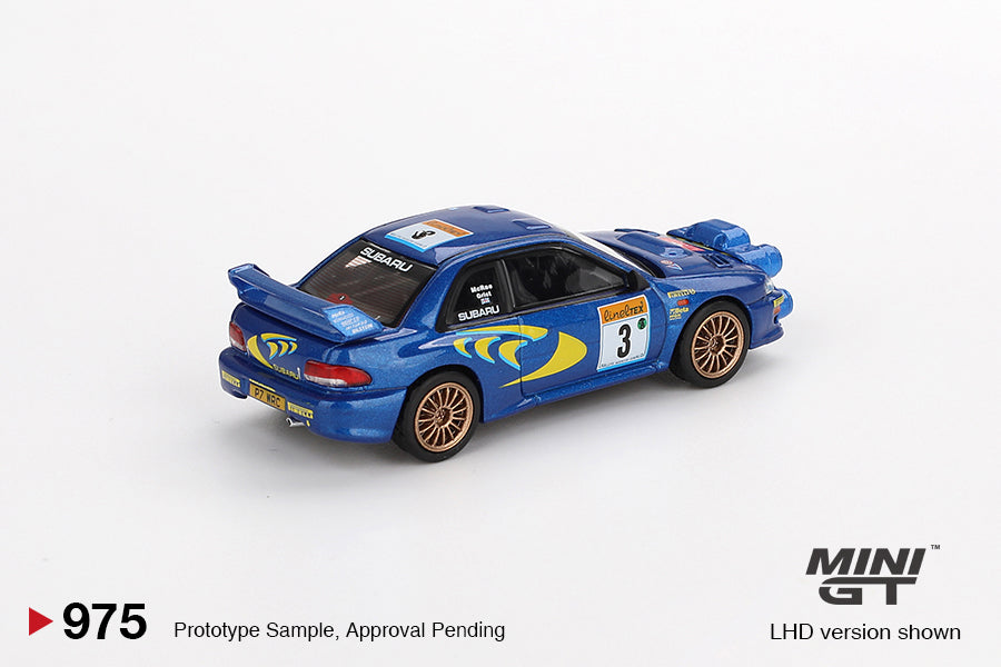 MiniGT 1:64 Subaru Impreza WRC98 1998 Rally Monte-Carlo 3rd Place #3 #975