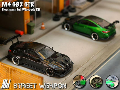 Street Weapon 1:64 M4 Flossmann Full Widebody Kit G82 GTR *2 Colors*