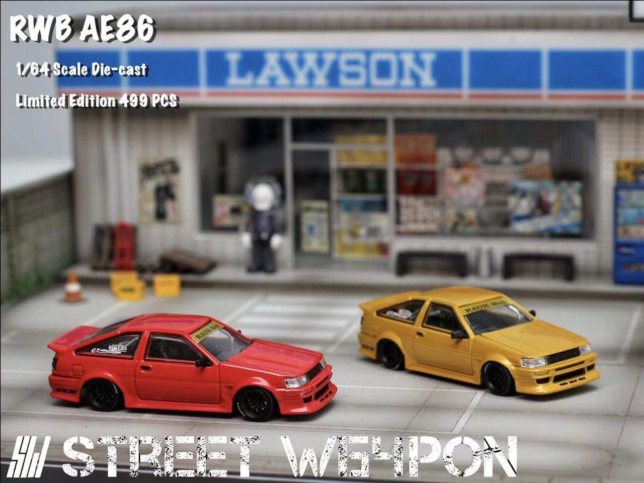 Street Weapon 1:64 RWB AE86 - 3 Styles