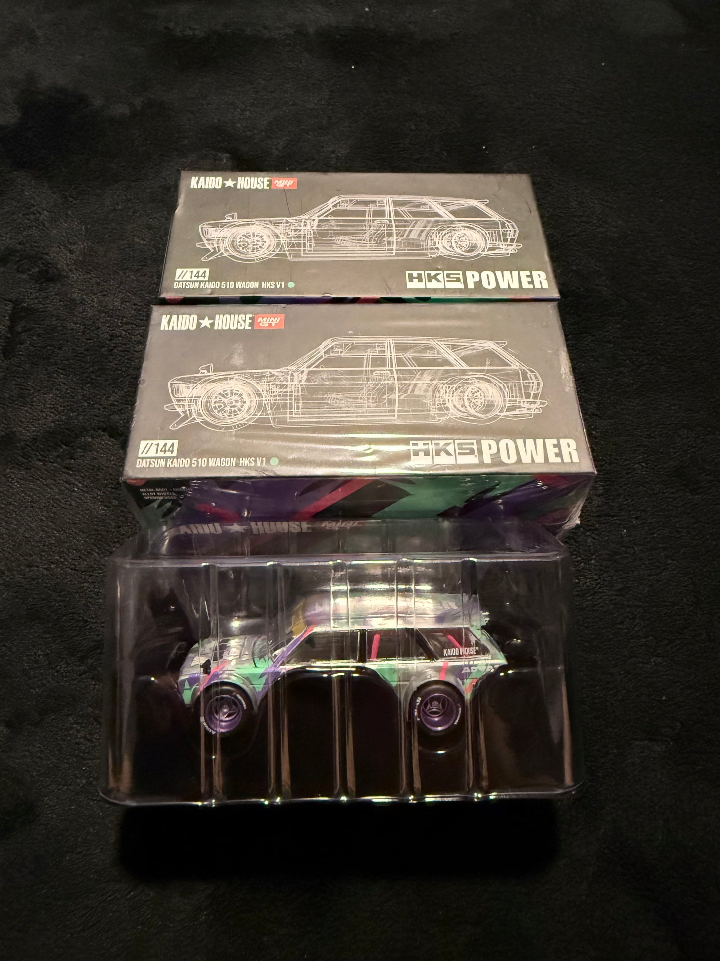 Kaido House 1:64 Datsun 510 Wagon HKS V1 - Regular & Chase PAIR