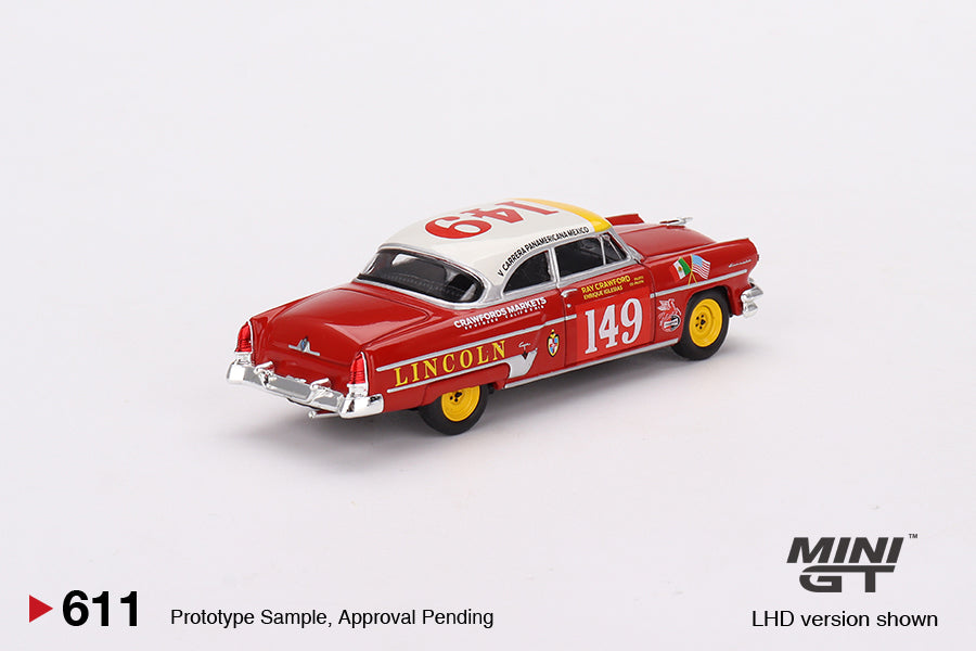 MiniGT 1:64 Lincoln Capri 1954 Carrera Panamericana Class Winner #149 - MiJo Exclusive #611